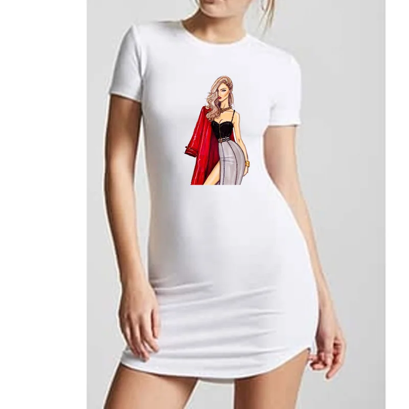 2019 модное женское милое платье принцессы с принтом для девочек Харадзюку мини