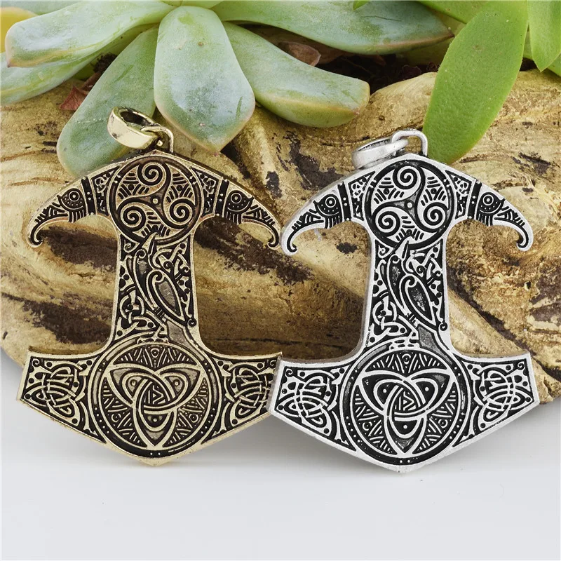 1 шт. викинговые вороны Huginn Symber Triskele Runic Charm норвежский узел Rune Jewelry талисман