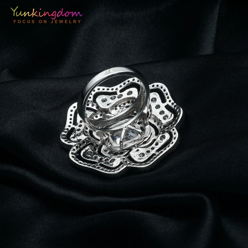 Yunkingdom новые очаровательные большие кольца для женщин Модная бижутерия с