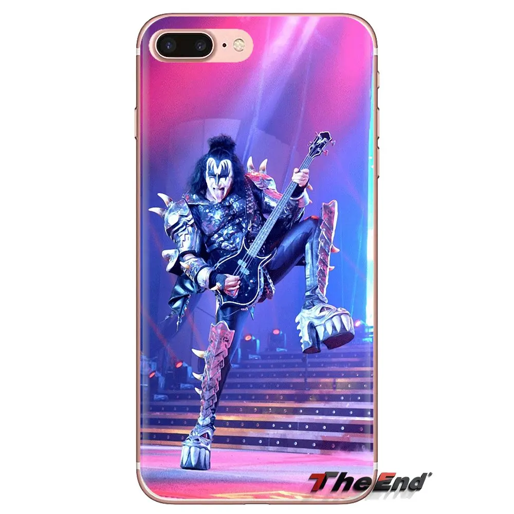 Мягкие прозрачные чехлы для LG G3 G4 Mini G5 G6 G7 Q6 Q7 Q8 Q9 V10 V20 V30 X Power 2 3 K10 K4 K8 2017 KISS rock band USA |