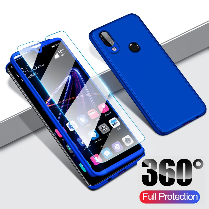 360 всего тела Защитный чехол для samsung Galaxy A50 A70 A40 A30 A10 M20 M10 J4 J6 A6 A8 плюс A7 A9 S10 S9 S8 плюс S7 край
