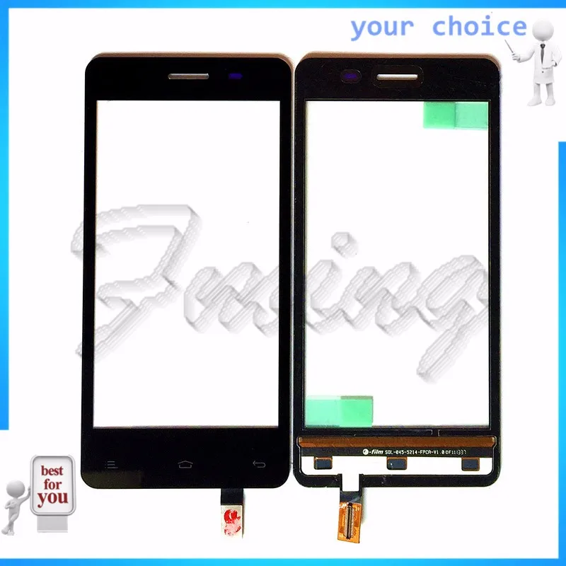 Телефон Touhscreen сенсор для FLY IQ4403 Energy 3 Capactive сенсорный экран сенсор дигитайзер Переднее стекло Замена+ лента