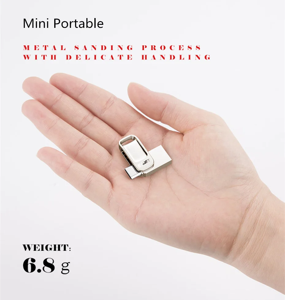 Eaget OTG USB флеш-накопитель 32 Гб 64 Гб 128 ГБ Usb 3,0 ключ type-C 3,1 металлический флеш-накопитель 64 Гб мини-флеш-накопитель Флешка 128 ГБ USB флешка