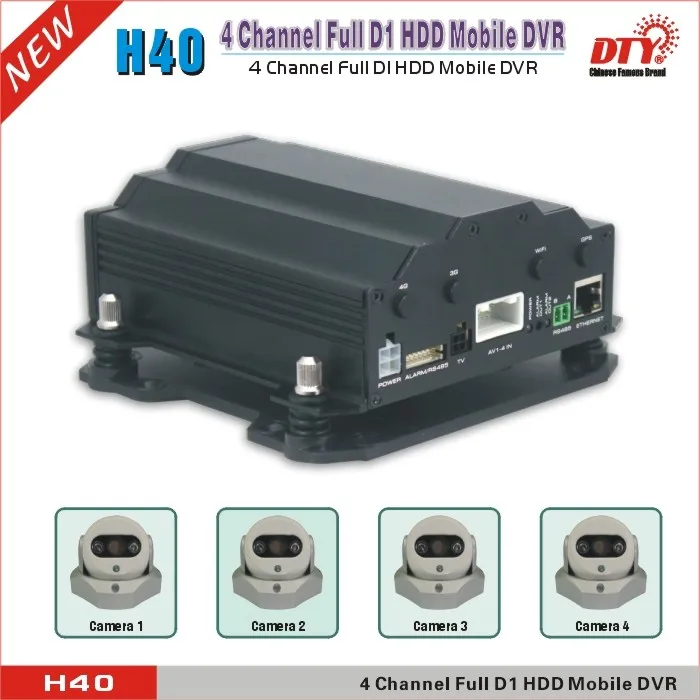 H.264 dvr автомобильная система наблюдения для автомобиля 4g мобильные автомобильные
