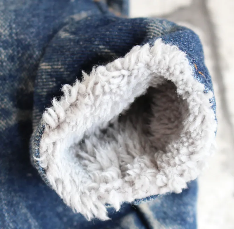 Зимний теплый джинсовый пиджак для маленьких собак кошек щенков худи комбинезон