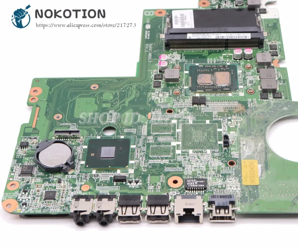 Материнская плата NOKOTION для ноутбука HP материнская Compaq G62 CQ62 основная процессора