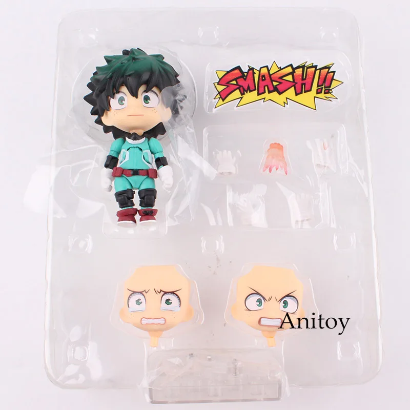 Midoriya in bag Nendoroid 686/705 My Hero Academy Midoriya Izuku& Bakugou Katsuki Аниме Фигурка героя без Academy коллекционная игрушка - Цвет: Midoriya in bag