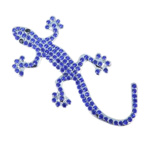 Шикарный синий кристалл/наклейка на стену Gecko дизайн 3D наклейка для
