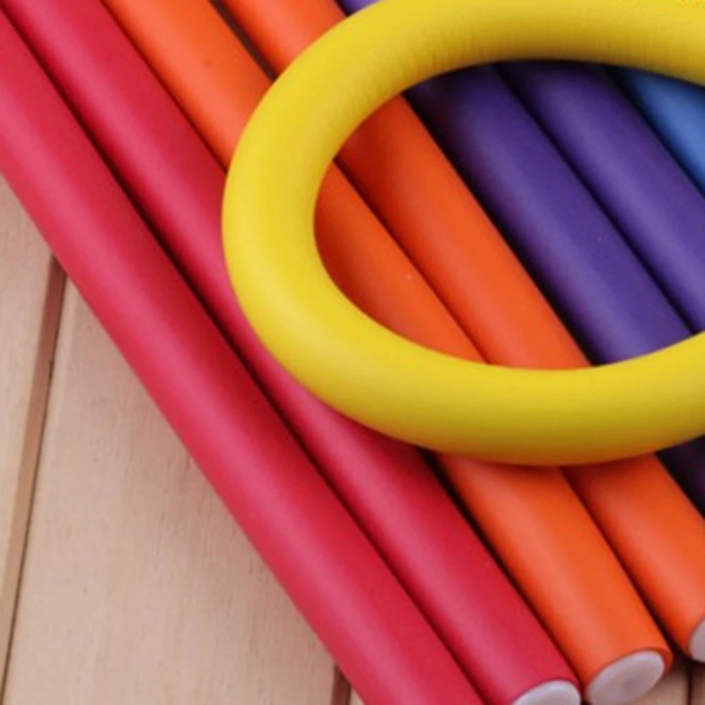 10 шт. простые бигуди из мягкой пены бенди завивки кудри Стайлинг набор