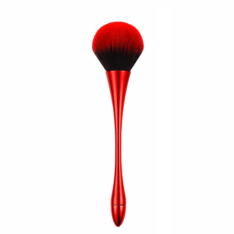 Red 1 шт., кисти для макияжа, кисть для румян, большая косметика, Косметика для макияжа, косметика для лица Пудра, кисти, профессиональная кисть кабуки, кисть для основы, инструмент для макияжа - Handle Color: Red