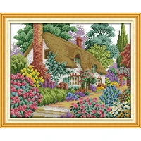 everlasting love midsummer hut chinese cross stitch kits ecological cotton counted stamped 11ct 14 ct new store sales promotion