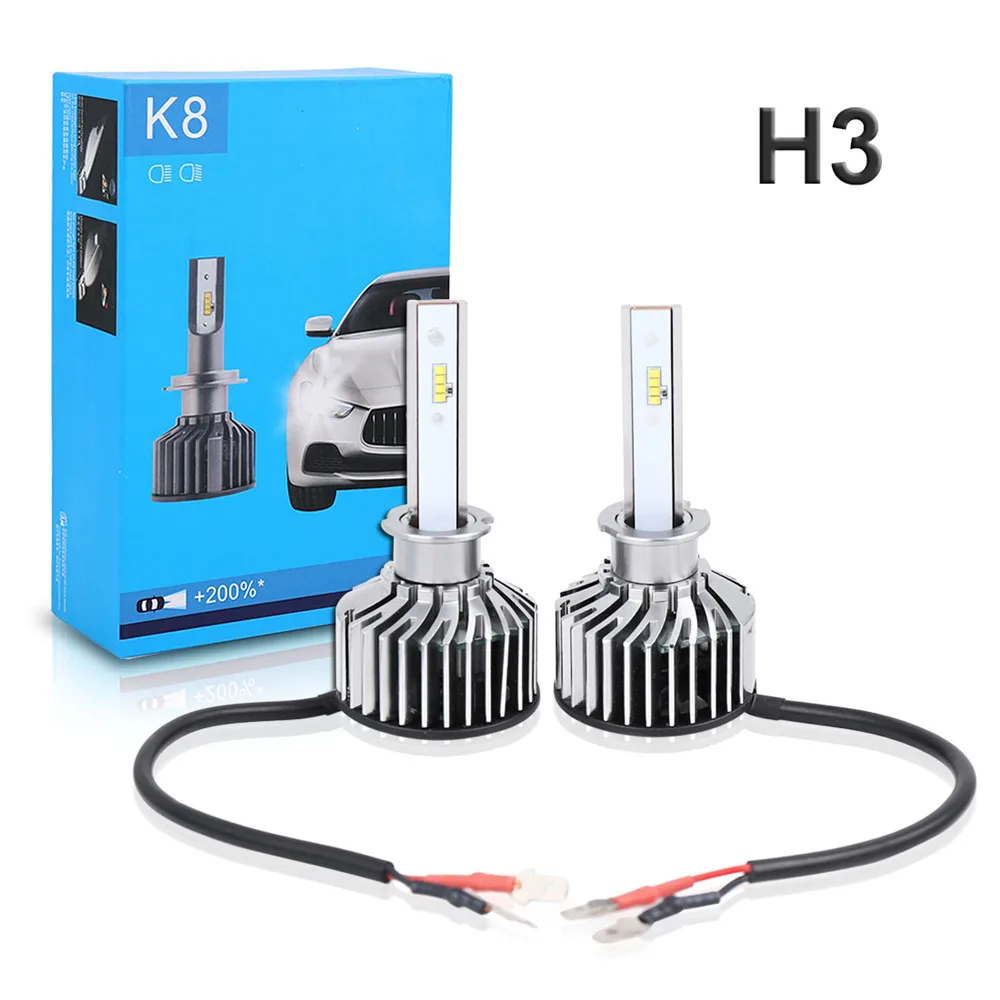 K8 9005/9012/H1/H3/H4/H7/H11 автомобиль для Philips светодиодный фары 6000K 6800LM 55W