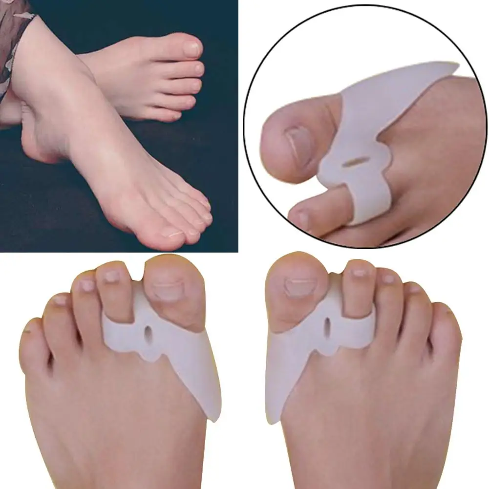 Силиконовый гелевый массажер для ног Bunion Splint 2 шт. сепаратор большого пальца