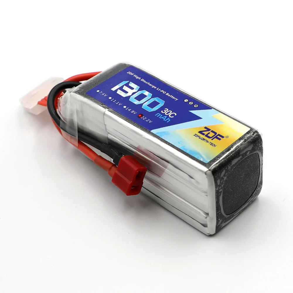 ZDF Lipo Battery 1300 мАч 22 2 в 30C 6S T Deans Женская вилка RC Parts для летательных аппаратов |
