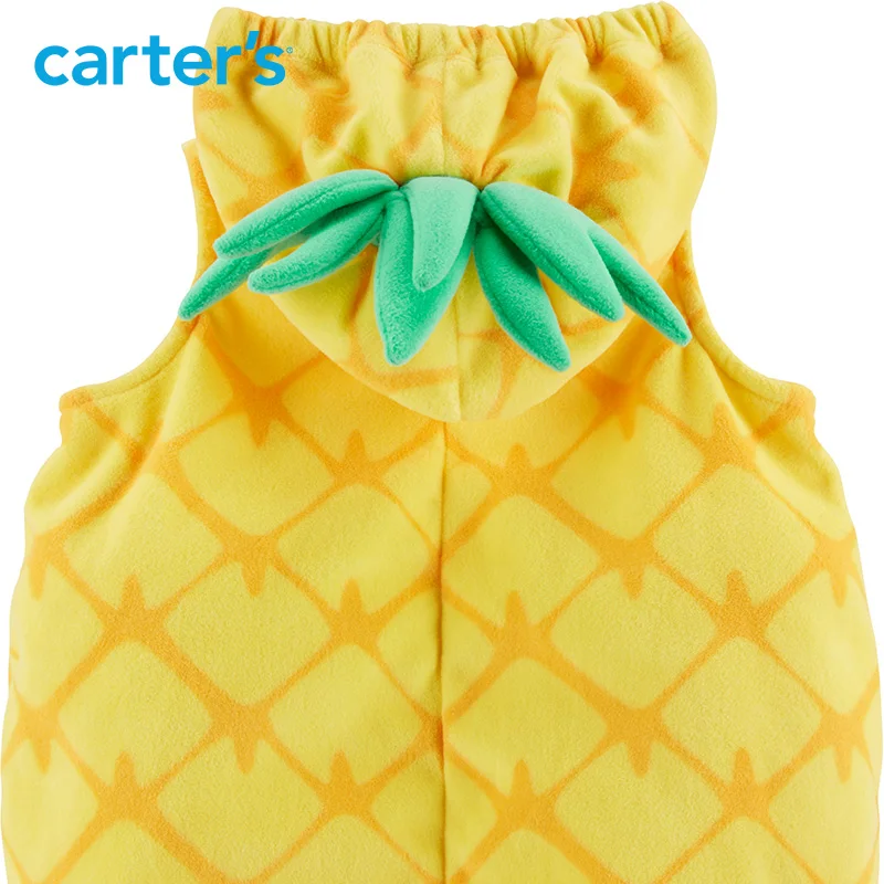 Carters детская одежда Хеллоуин милый комплект ананас с капюшоном для маленького