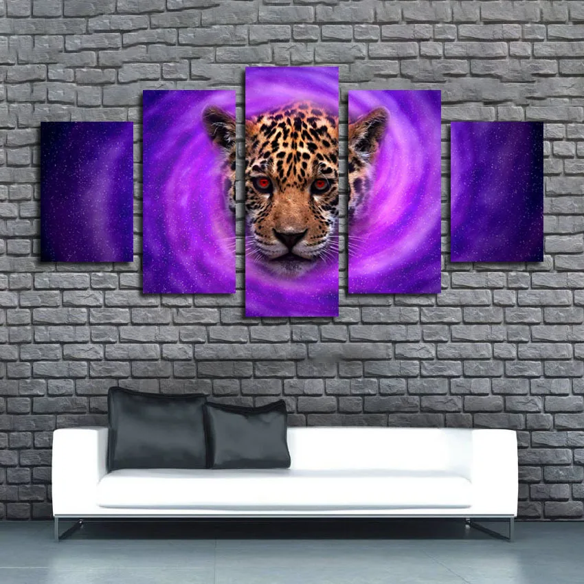 Животных серии печати масляной живописи без рамки Cheetah пересечения HD Книги по