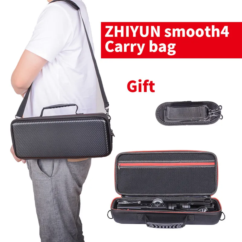 

Сумка для переноски для zhiyun smooth 4 водонепроницаемый дорожный портативный кейс гладкой 4 сумки через плечо из ПУ ко всем необходимым материал...