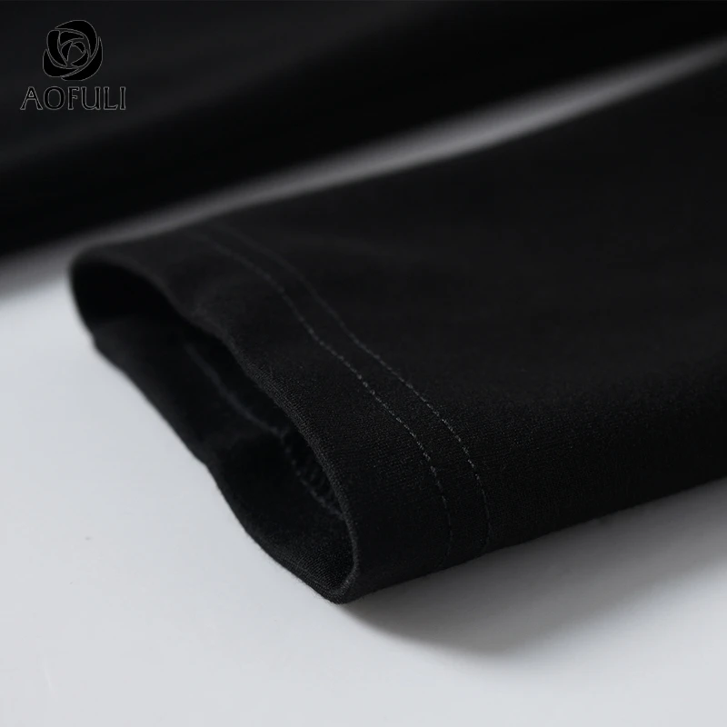 M/L/XL/5XL модное женское платье с вышивкой черное в полоску галстуком-бабочкой