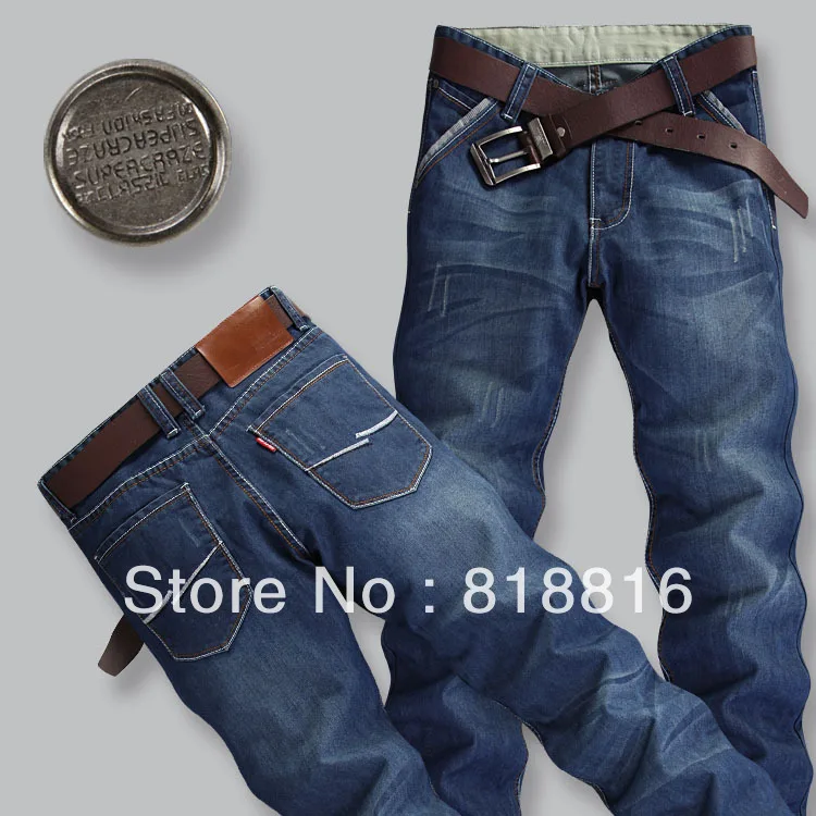 Hot sale ! Free Shipping 2013 New Arrival Newly Style famous brand Cotton Men's Jeans pants 651# Size:28-38Y | Мужская одежда