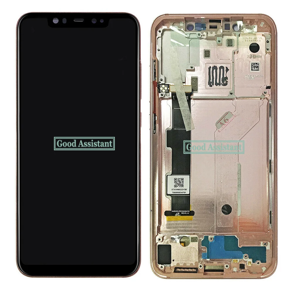 Протестированный высококачественный 6,2 дюймовый ЖК-дисплей для Xiaomi mi 8 mi 8, кодирующий преобразователь сенсорного экрана в сборе, запасные части с рамкой