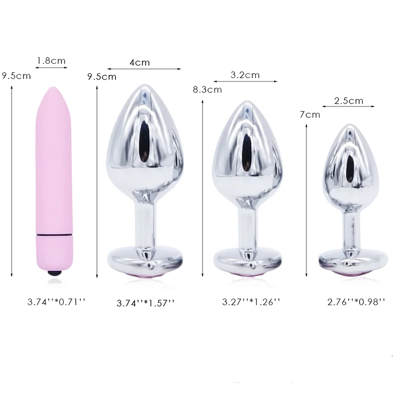 2 вида вагинальные шарики Анальная пробка Хрустальная Ювелирная круглая/в форме