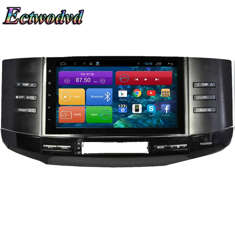 Ectwodvd 9 дюймов Восьмиядерный Android 8 1/четырехъядерный 7 1 автомобильный DVD gps для Toyota