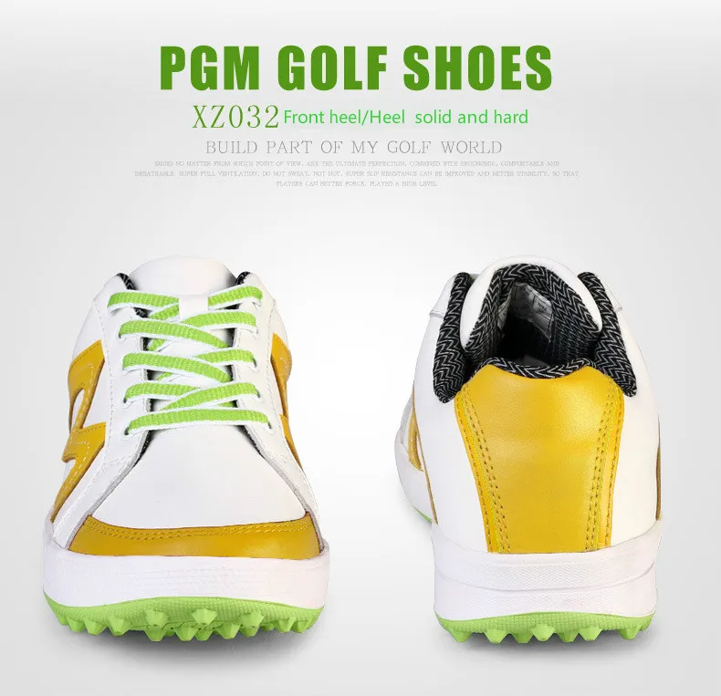 2018 летняя Новинка PGM запатентованная дизайнерская обувь для гольфа женская