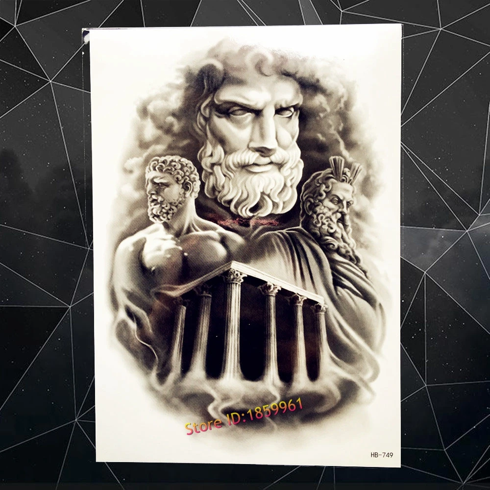 Водонепроницаемый уникальный красный лиса часы Временные татуировки стикер для