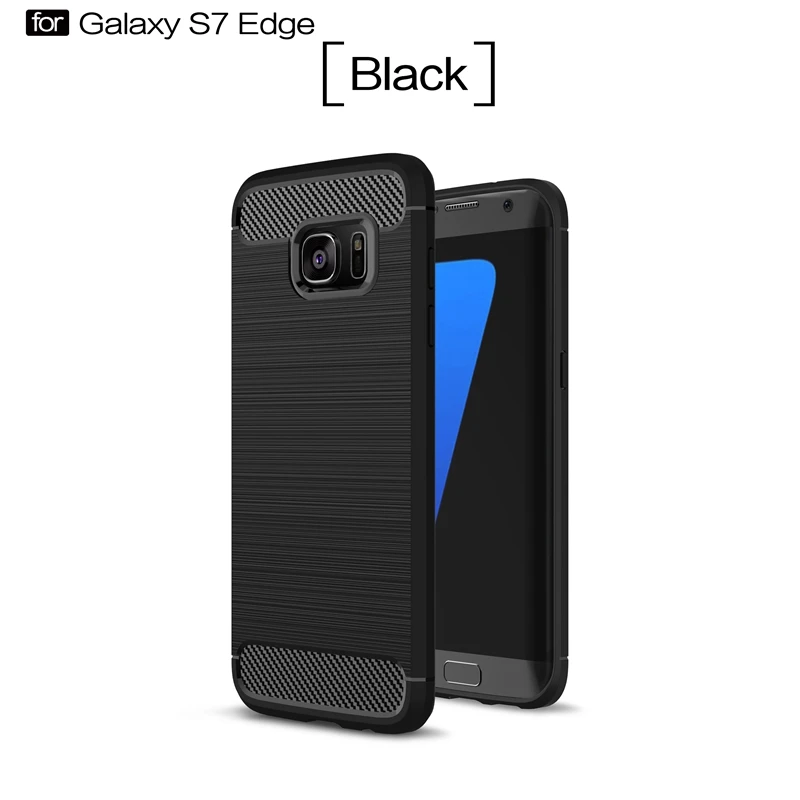 Для Samsung Galaxy S6 Edge S7 S8 Plus Роскошные ТПУ силиконовый защитный чехол для плюс тонкий