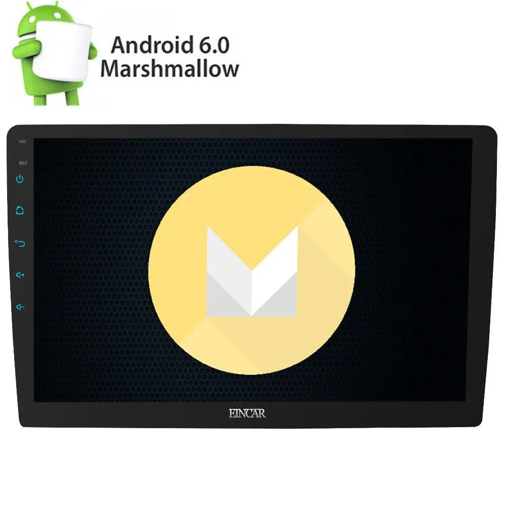 Android 6 0 Автомобильная магнитола автомобильная стерео в тире двойной din 2din 10 1 &quot