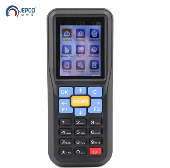 

JP-D1 Free Shipping! Data Collector 1D wireless barcode scanner with storage data Inventory collector Terminal data collector
