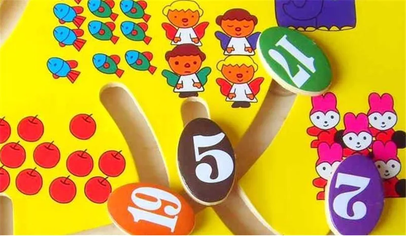 Новая деревянная детская игрушка Монтессори номер лабиринт дорожка скольжения