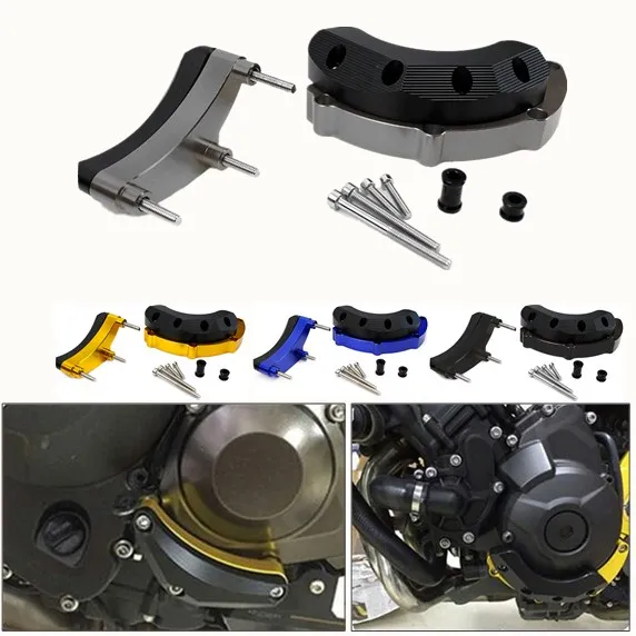 ЧПУ защитная рамка для двигателя ползунок накладка чехол Yamaha 2014 2018 MT09 FZ09 FJ09