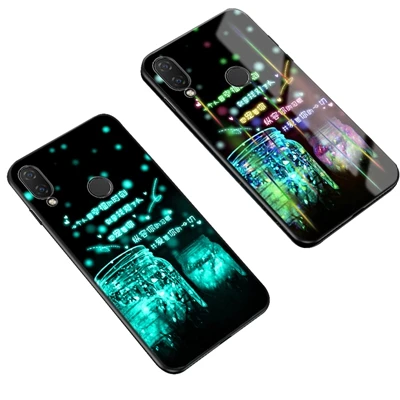 C Роскошный стеклянный чехол для телефона Lu mi nous для Xiao mi Xio mi 9 8 A2 Lite A1 Red mi Note 8 7 5 4X Pro Red mi 7 6 Pro 5 Plus K20 Pro - Цвет: C