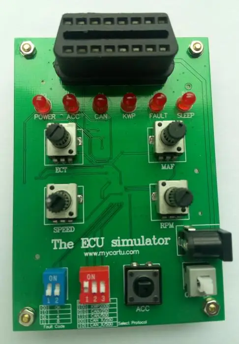 Автомобильный симулятор OBD Симулятор ECU симуляция разработка и протокол связи с