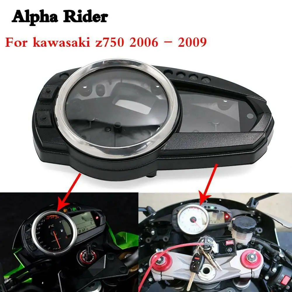 

Motorcycle Speed Meter Clock Instrument Case Gauges Tachometer Housing Box Cover For KAWASAKI Z750 Z1000 Z 1000 2007 2008 2009