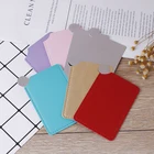 Небьющееся портативное дорожное зеркало для макияжа из нержавеющей стали с чехлом для переноски, подарок на день рождения, 1 шт.