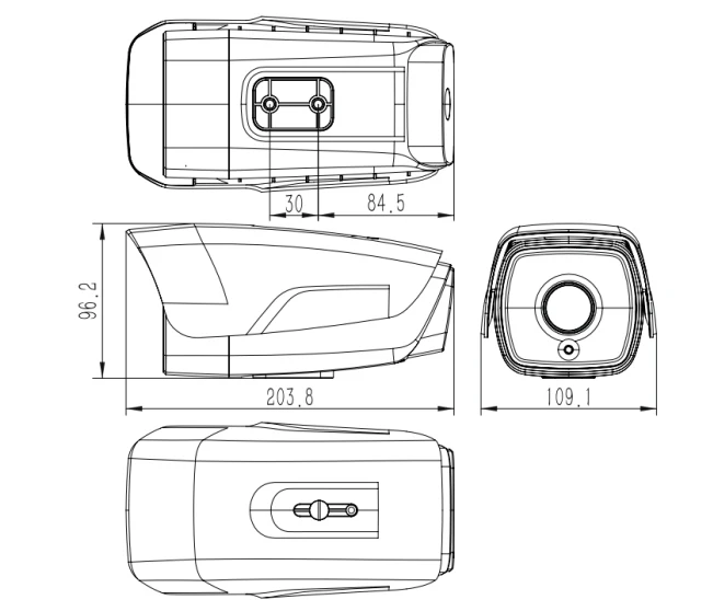 Tiandy 2mp IP Камера tc nc9400s3e i5s английский прошивки CMOS 1080 P ИК 30 50 м Открытый IP67 пуля