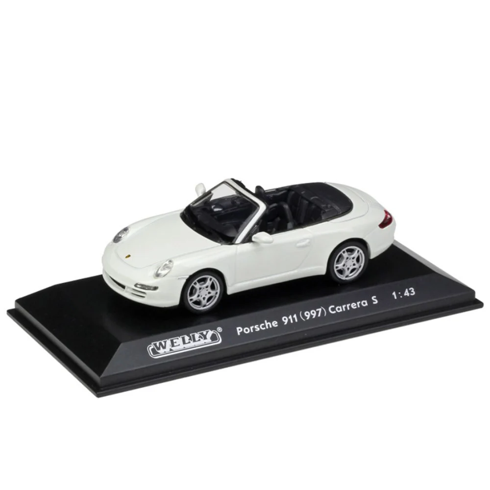 Porsche 911 Carrera WELLY Metal Model Car 1:43 Scale Model Volvo/VW/Audi/Benz/Mini Diecast Automobile Toys For Collection Children Friend Gift - Цвет: Porsche 911 Carrera