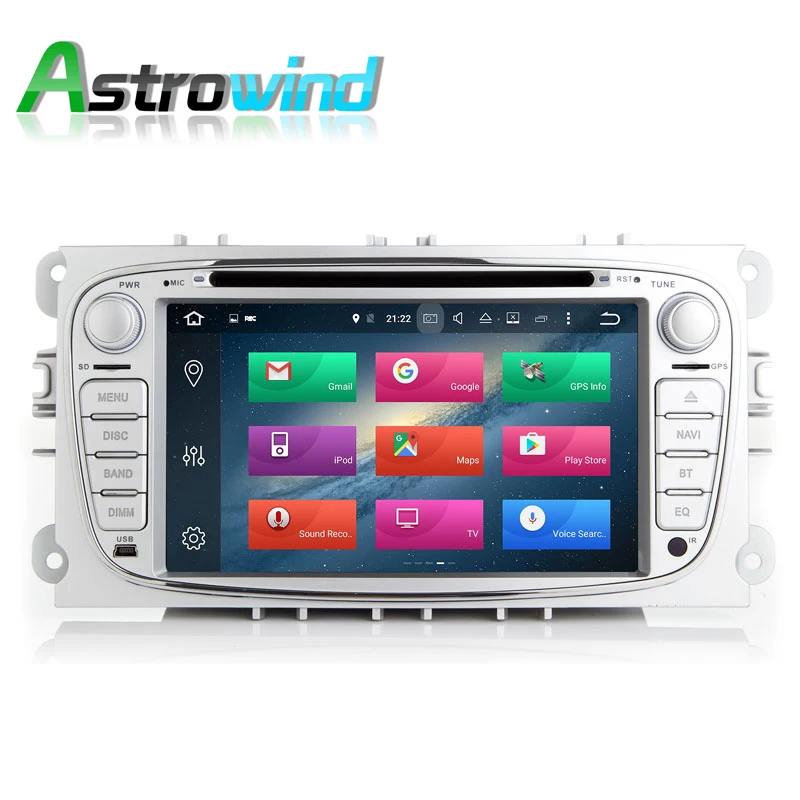 4G RAM Android 9.0 Car DVD Player Auto Radio Stereo Media GPS Navigation For Ford Focus C-MAX S-Max Galaxy Mondeo Kuga | Автомобили и