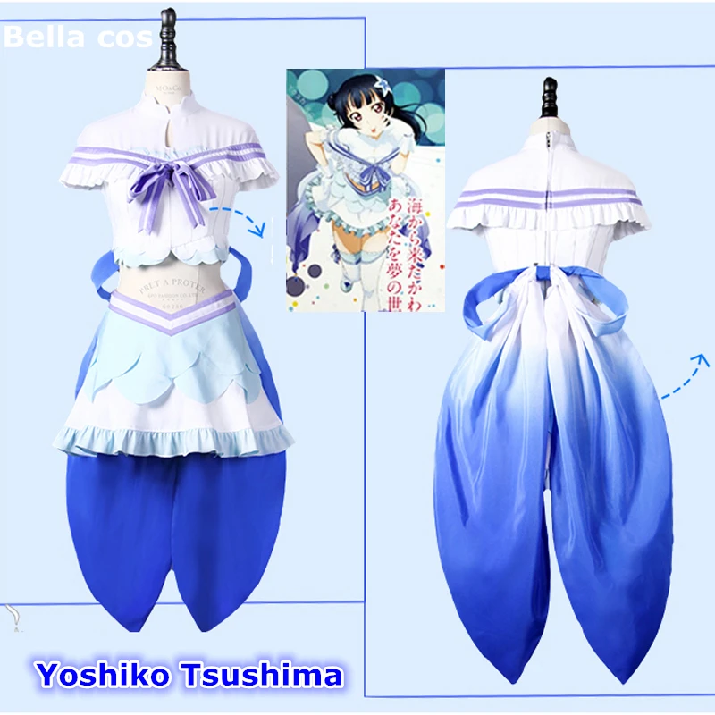 Lovelive солнце Aqours аквариум много ханамару карнавальный костюм showdress этап платье