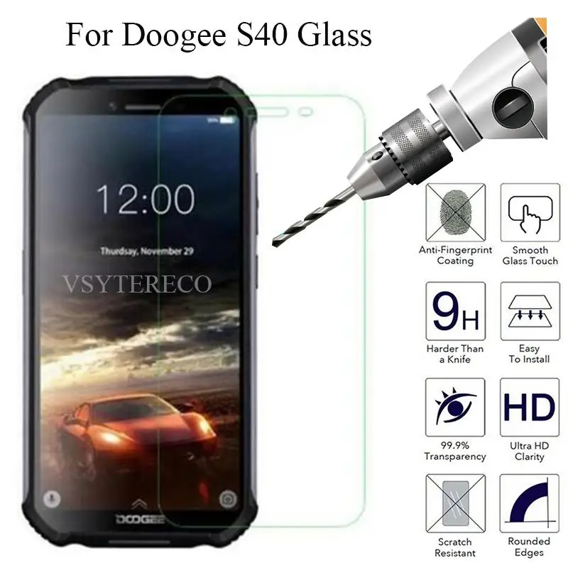 Закаленное стекло Для Doogee S40 защитная пленка для экрана взрывозащищенный
