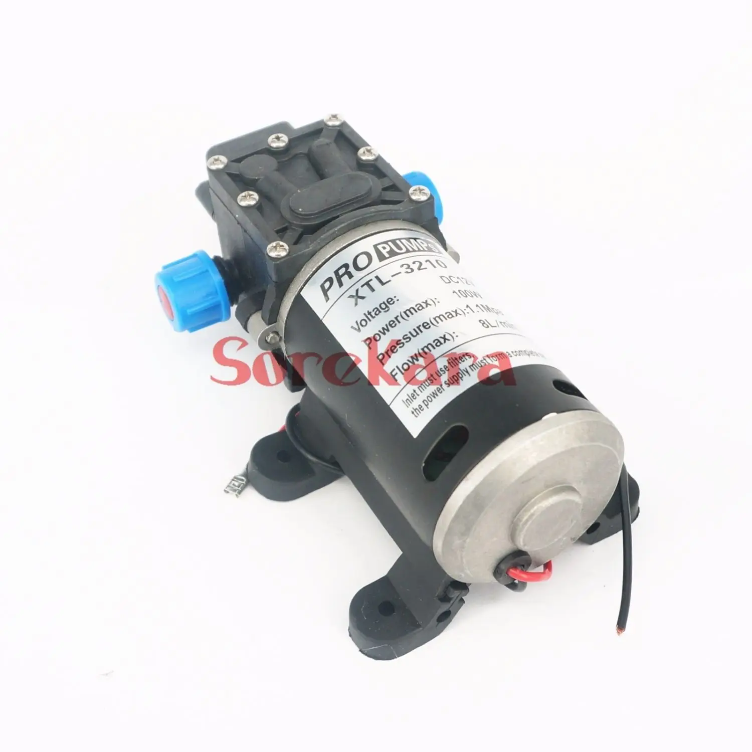 T-HB DC 24V 100W Self-priming Booster Diaphragm Water Pump Backflow Control 300L/H For Car washing | Обустройство дома