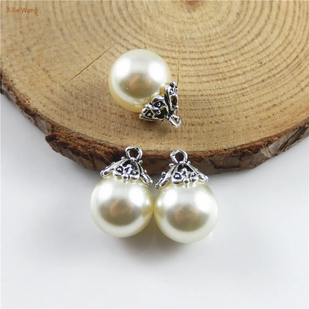 18 шт. колпачки из сплава с искусственным жемчугом 12 мм|jewelry finding|craft jewelryjewelry crafts |