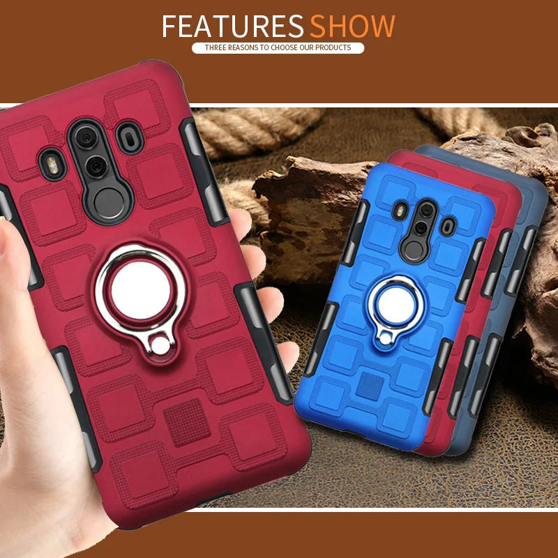 

Magnetic Ring Case For Huawei P Smart Z P20 P30 Pro Mate 20 30 Nova 5i Honor 10 Lite Y5 Y6 Y7 Y9 Prime 2019 Silicone Armor Cover