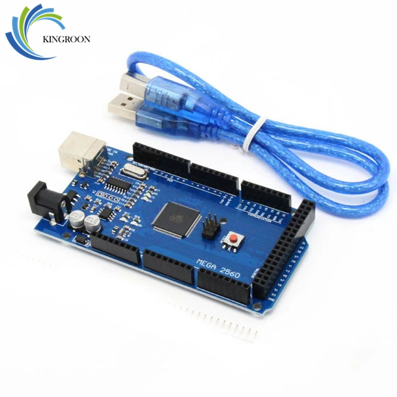 USB плата KINGROON MEGA 2560 R3 ATmega2560 AVR + Бесплатный usb кабель для Arduino MEGA2560 R3|cable arduino usb|cable for