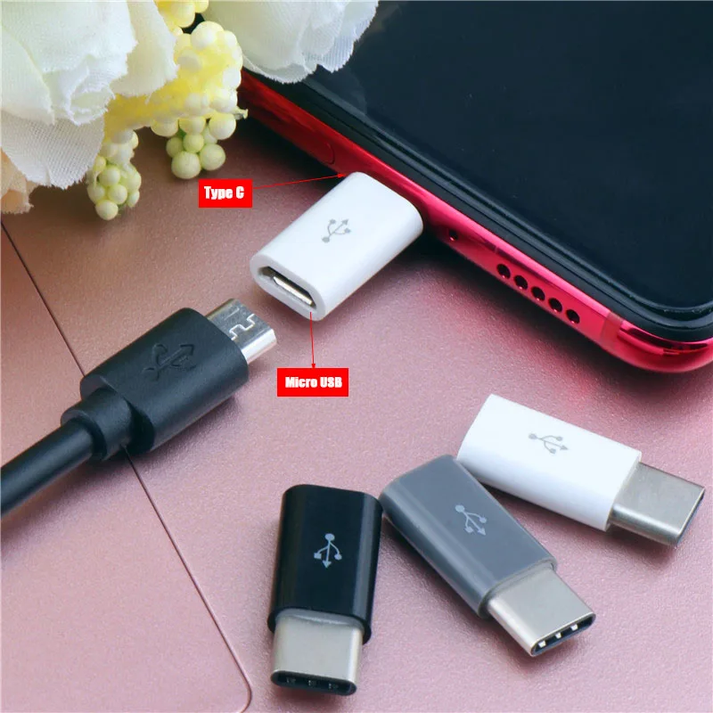 

Micro USB To Type C Adapter Otg Phone Adapters USB C Charging Converters Data Cable Transfer Connector For Xiaomi Samsung