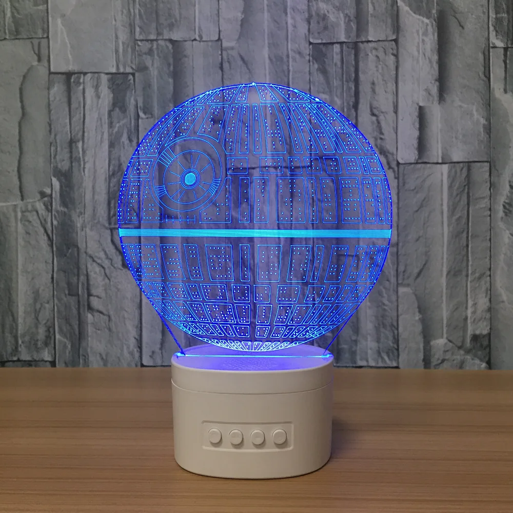 Импортные товары акриловый подарок маленький светодиодный светильник с Bluetooth