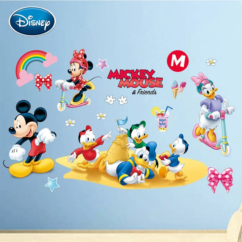 Disney новая наклейка &quotМстители&quot Детская комната спальня фон водостойкие