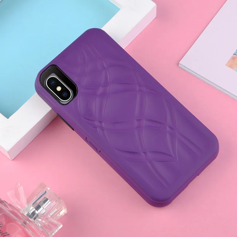 Зеркало для макияжа флип чехол для iPhone X, 8, 7, 6, 6 S, Plus, Fundas держатель крышки с телефонные разъемы для карт чехлы
